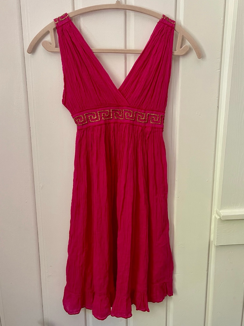 Made in Greece GR Gregory 100% cotton mini dress